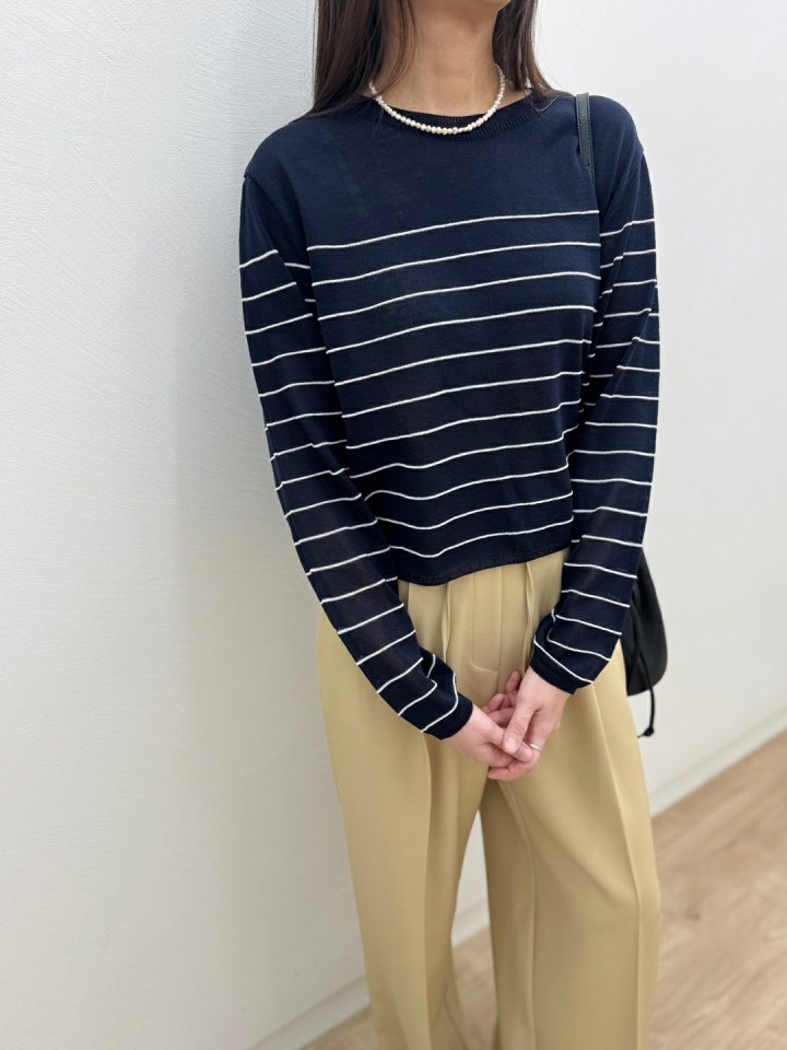 Most - Korean Women Fashion - #womensfashion - Rico Stripe Knit - 6