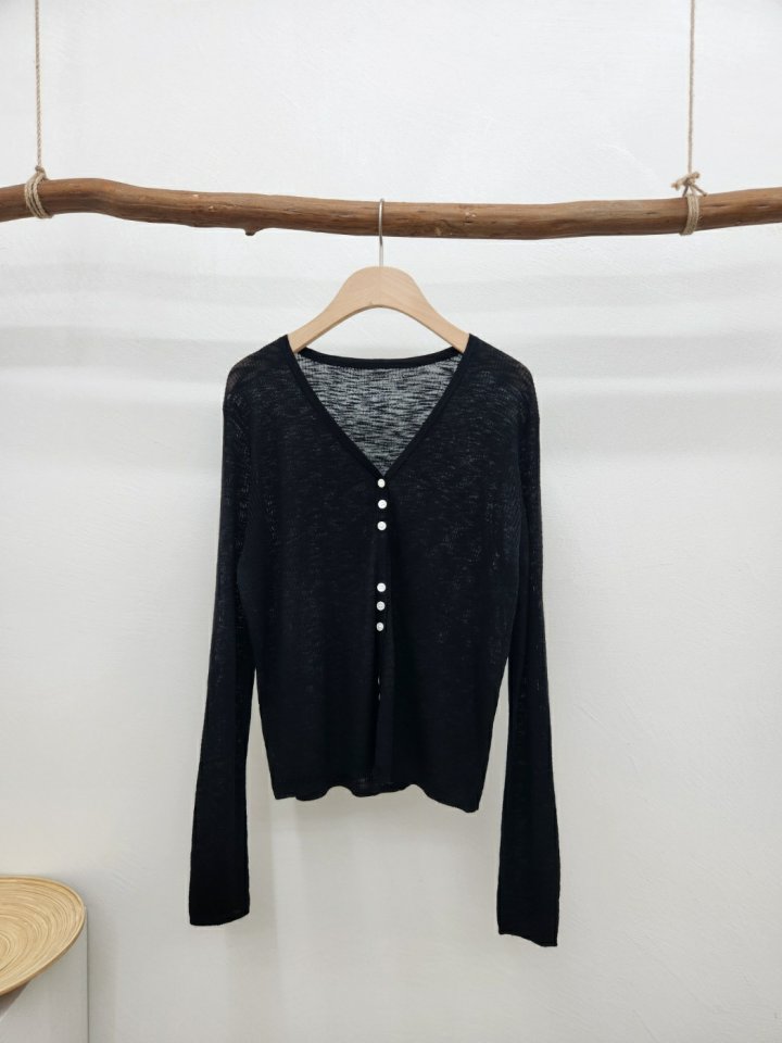 Most - Korean Women Fashion - #momslook - Three Button Cardigan - 4