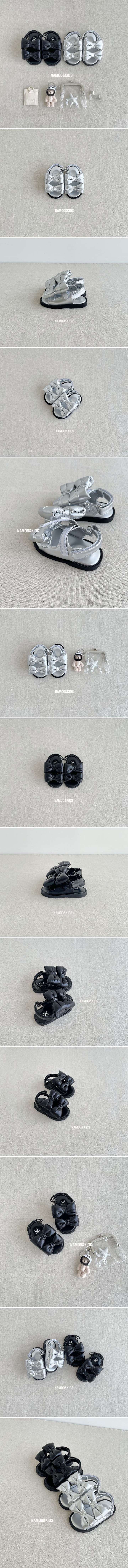 Namoo & Kids - Korean Children Fashion - #kidsshorts - Pudding Ribbon Sandals