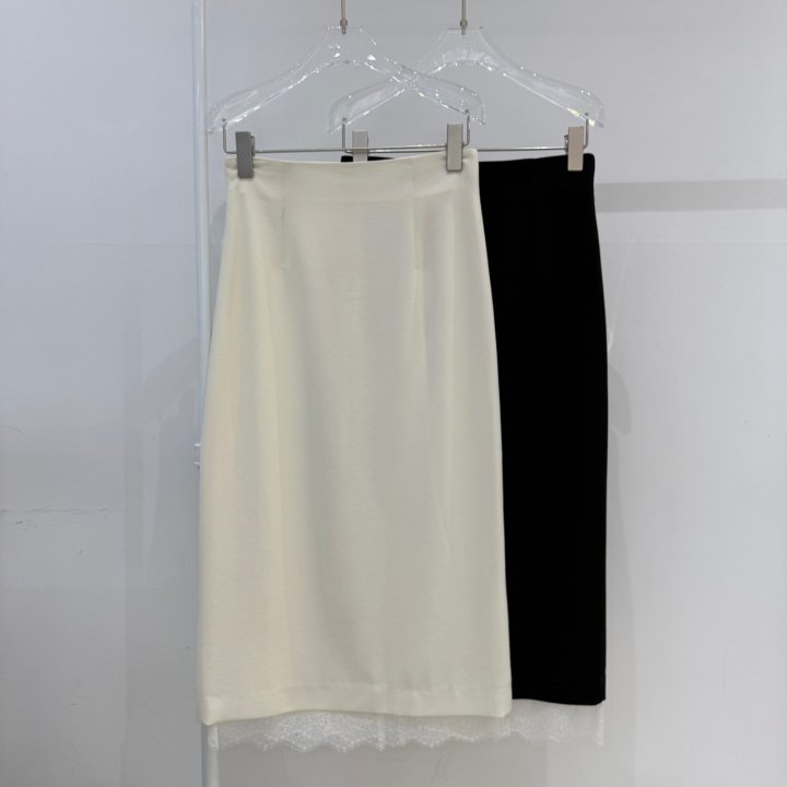 Neroli36 - Korean Women Fashion - #momslook - Lace H Skirt
