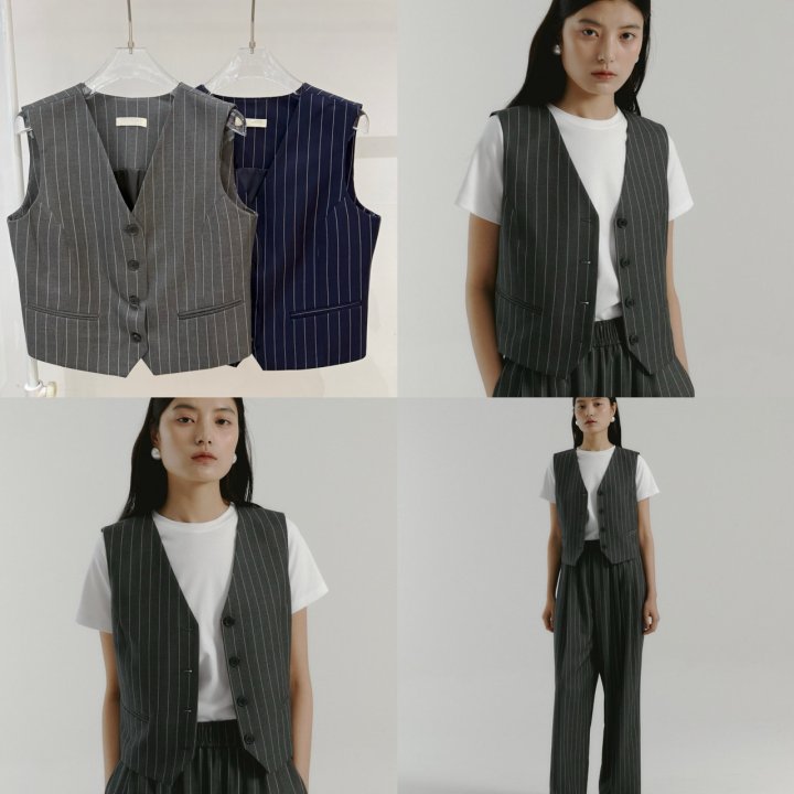 Neroli36 - Korean Women Fashion - #romanticstyle - Muse Vest - 5