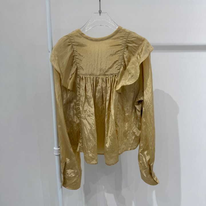 Neroli36 - Korean Women Fashion - #shopsmall - Marant Pintuck Blouse - 7