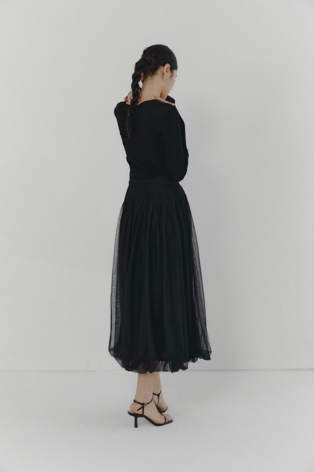 Neroli36 - Korean Women Fashion - #thatsdarling - M Mesh Volume Skirt - 6