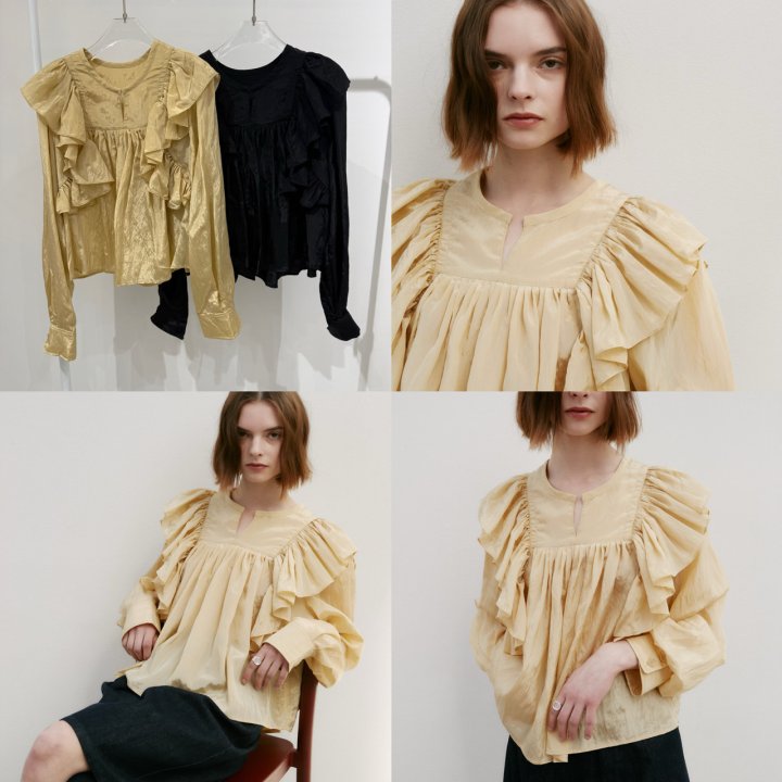 Neroli36 - Korean Women Fashion - #thatsdarling - Marant Pintuck Blouse - 8