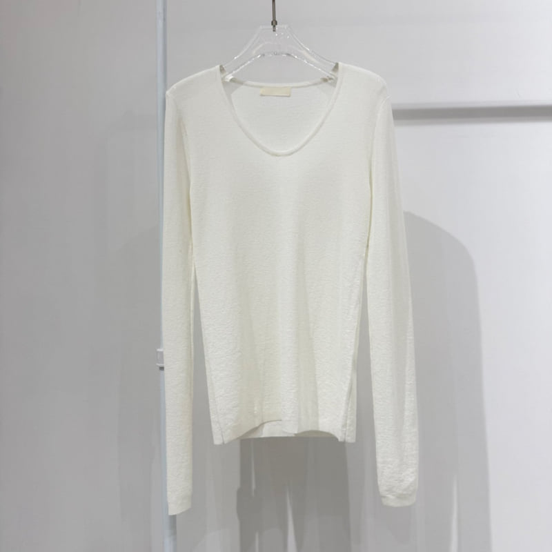 Neroli36 - Korean Women Fashion - #thelittlethings - M U-neck Knit - 8