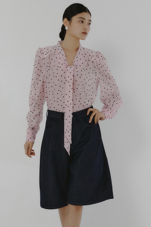 Neroli36 - Korean Women Fashion - #thatsdarling - Indigo Denim Bermuda Pants - 4