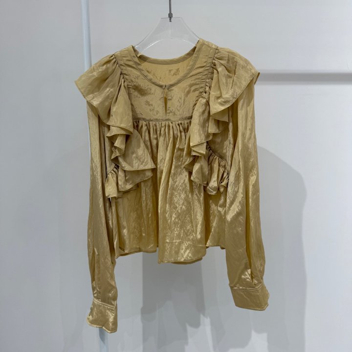 Neroli36 - Korean Women Fashion - #vintageinspired - Marant Pintuck Blouse - 2