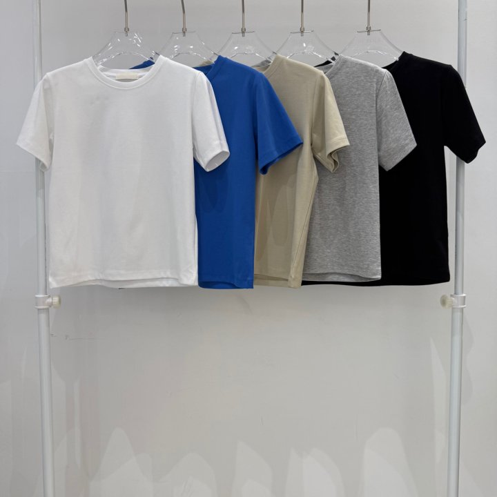 Neroli36 - Korean Women Fashion - #vintagekidsstyle - Semi Silket Tee