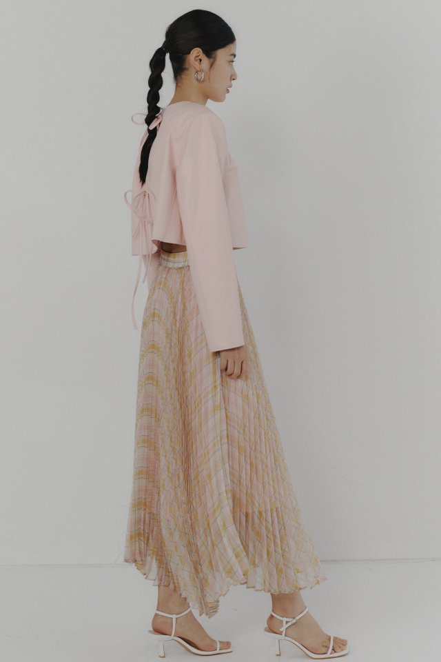 Neroli36 - Korean Women Fashion - #womensfashion - Check Chiffon Skirt - 9