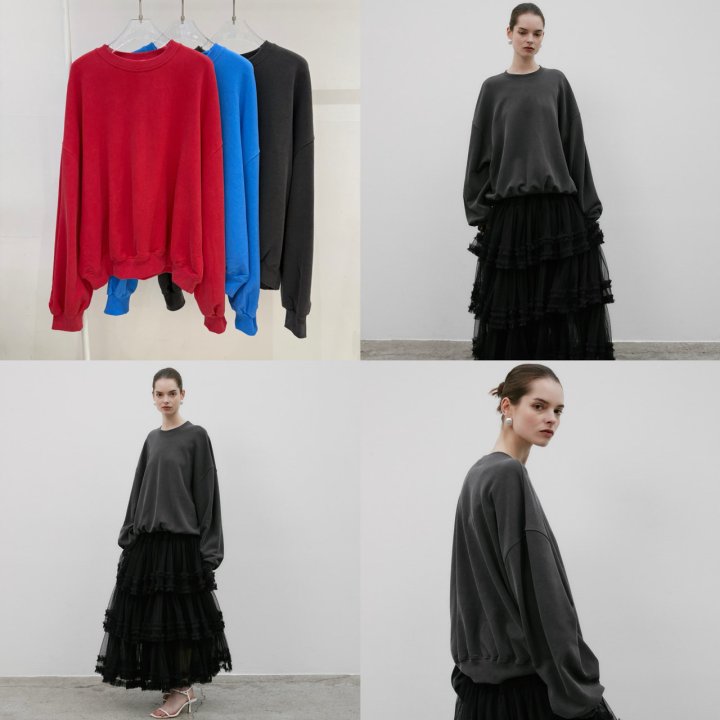 Neroli36 - Korean Women Fashion - #momslook - Vintage Sweatshirts - 4