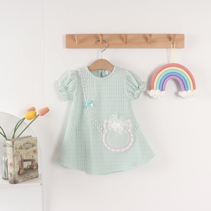New Pierrot - Korean Baby Fashion - #babyboutique - Cat Bag One-piece - 5