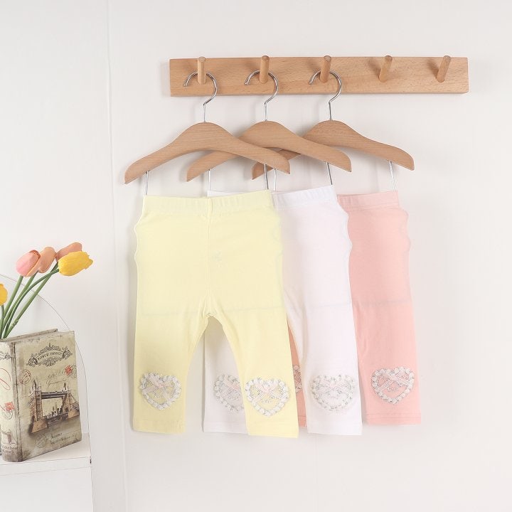 New Pierrot - Korean Baby Fashion - #babyboutique - Heart Leggings
