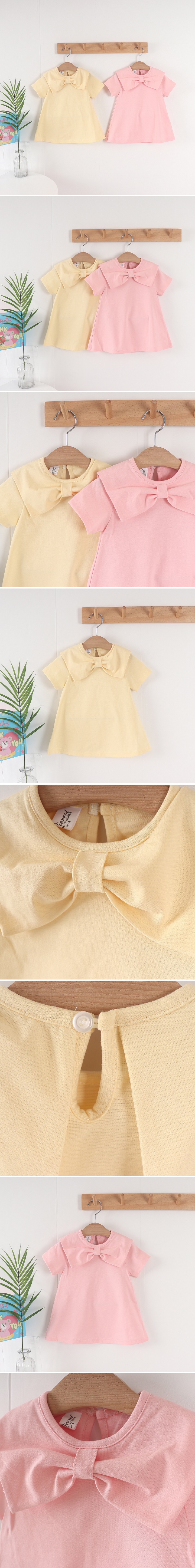 New Pierrot - Korean Baby Fashion - #babyboutiqueclothing - Bunto Collar One-piece