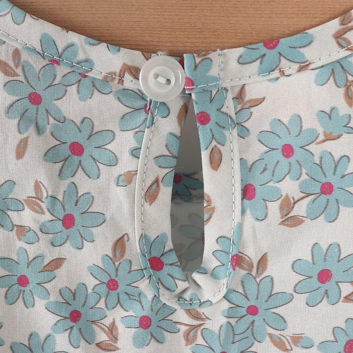 New Pierrot - Korean Baby Fashion - #babyclothing - Flower Frill One-piece - 6