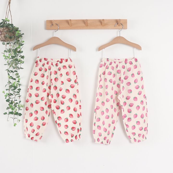 New Pierrot - Korean Baby Fashion - #babyfever - Strawberry Leggings
