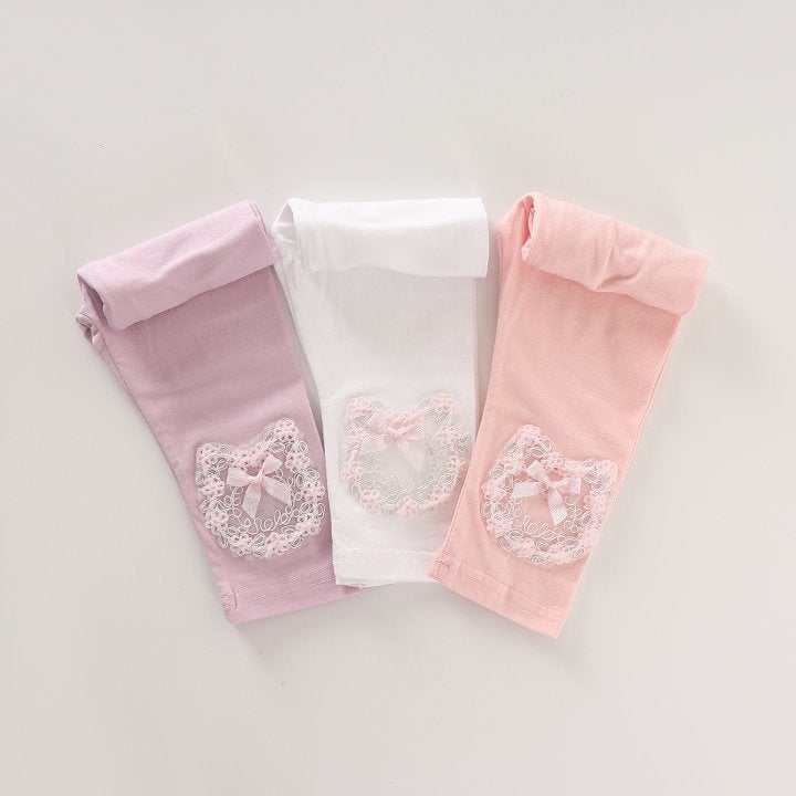 New Pierrot - Korean Baby Fashion - #babylifestyle - Cat Leggings - 2