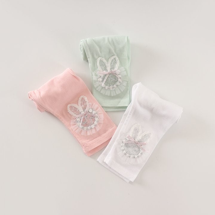 New Pierrot - Korean Baby Fashion - #babyoninstagram - Rabbit Leggings - 9
