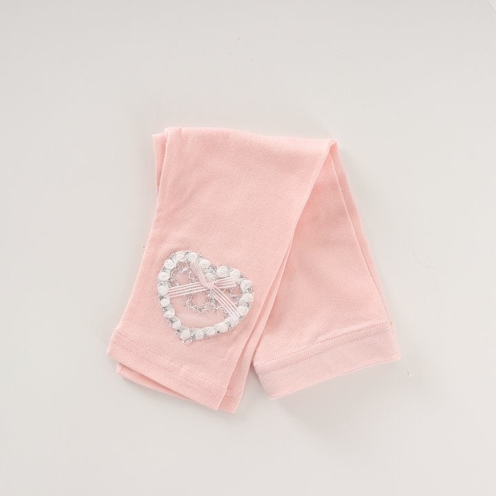 New Pierrot - Korean Baby Fashion - #babyoninstagram - Heart Leggings - 8