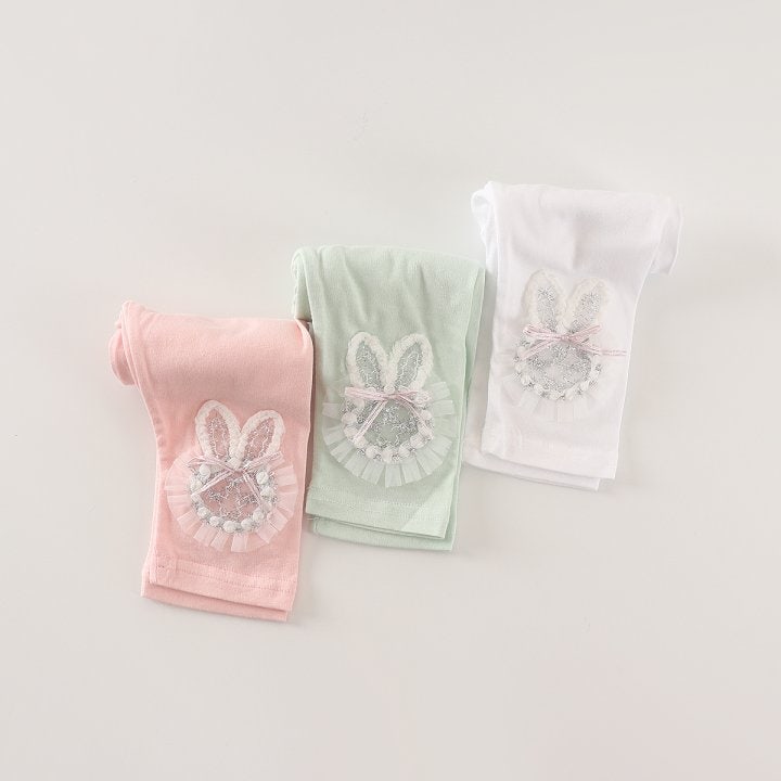 New Pierrot - Korean Baby Fashion - #babyootd - Rabbit Leggings - 10