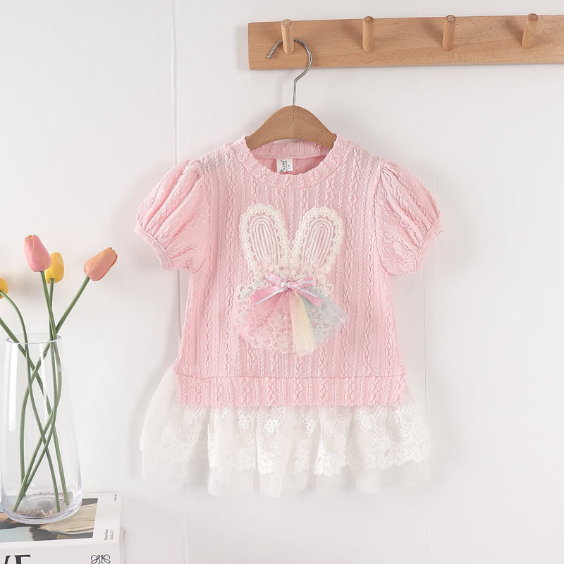 New Pierrot - Korean Baby Fashion - #babyoutfit - Rabbit One-piece - 3