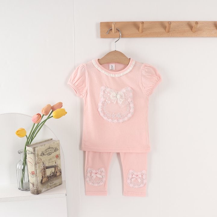 New Pierrot - Korean Baby Fashion - #babyoutfit - Cat Leggings - 6
