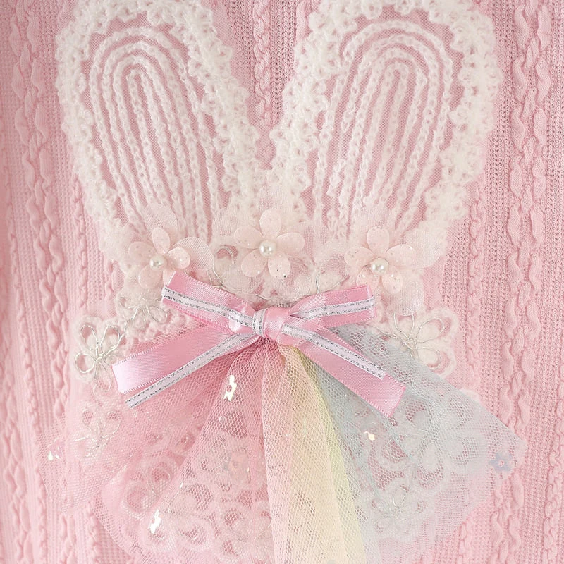 New Pierrot - Korean Baby Fashion - #babywear - Rabbit One-piece - 5