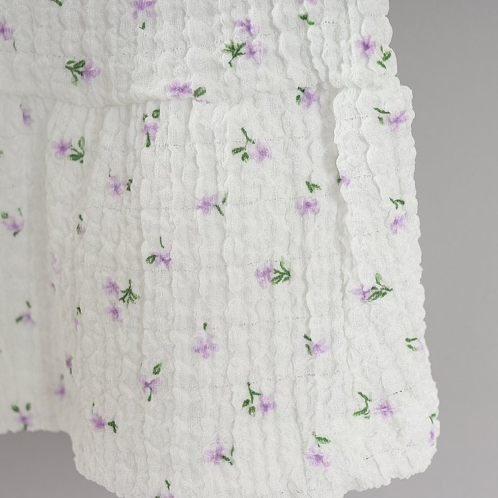 New Pierrot - Korean Baby Fashion - #babyoutfit - Flower Frill One-piece - 4