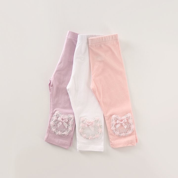 New Pierrot - Korean Baby Fashion - #babywear - Cat Leggings - 7