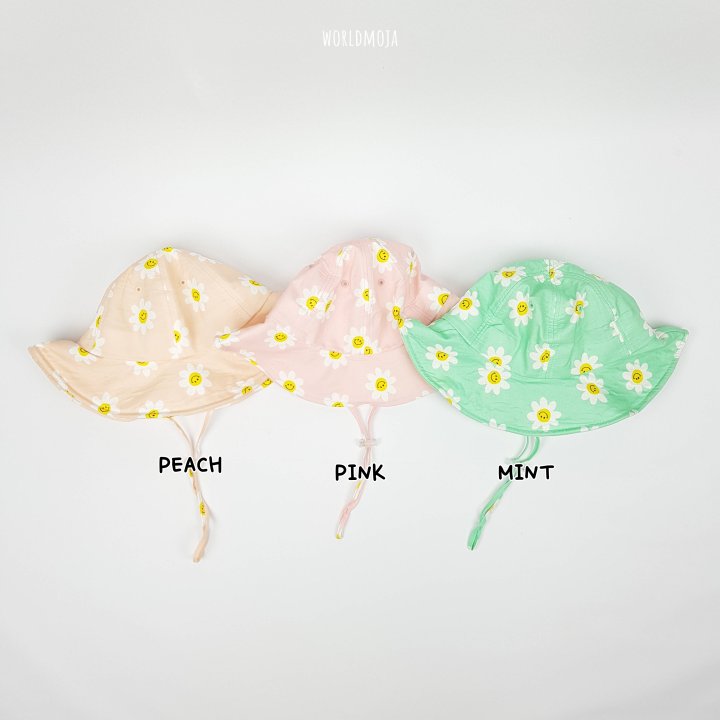 New World - Korean Children Fashion - #designkidswear - Smile Flower Bucket Hat
