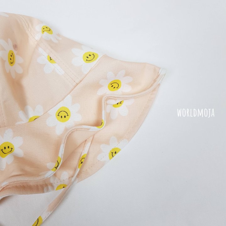 New World - Korean Children Fashion - #fashionkids - Smile Flower Bucket Hat - 3