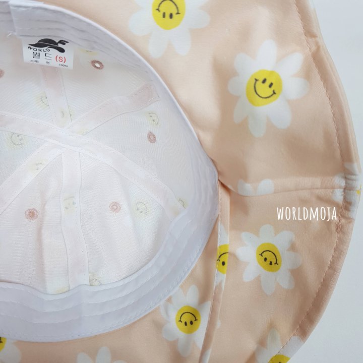 New World - Korean Children Fashion - #fashionkids - Smile Flower Bucket Hat - 4