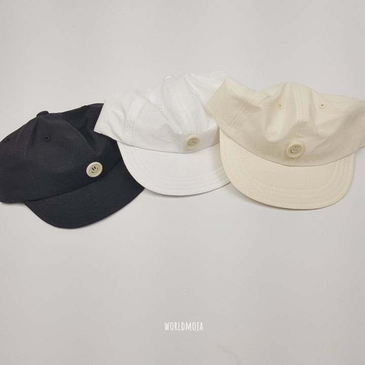 New World - Korean Children Fashion - #kidsshorts - Smile Button Hat - 4