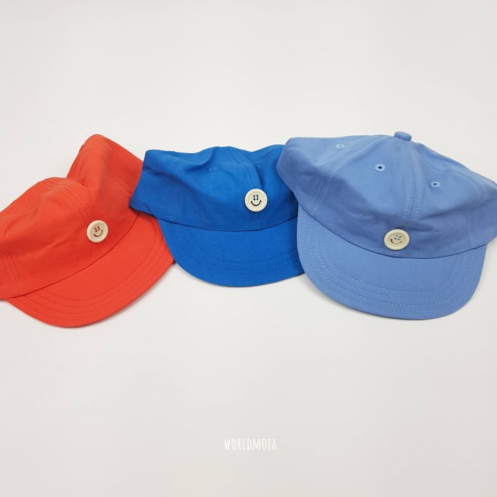 New World - Korean Children Fashion - #kidzfashiontrend - Smile Button Hat - 5