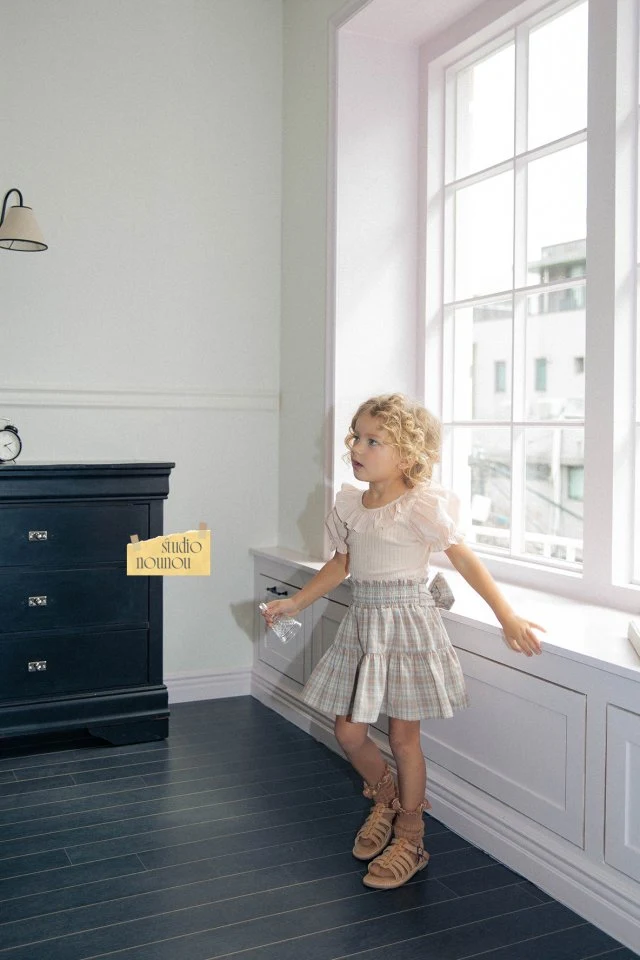 Nounou - Korean Children Fashion - #childofig - Flower Ribbon Skirt - 9