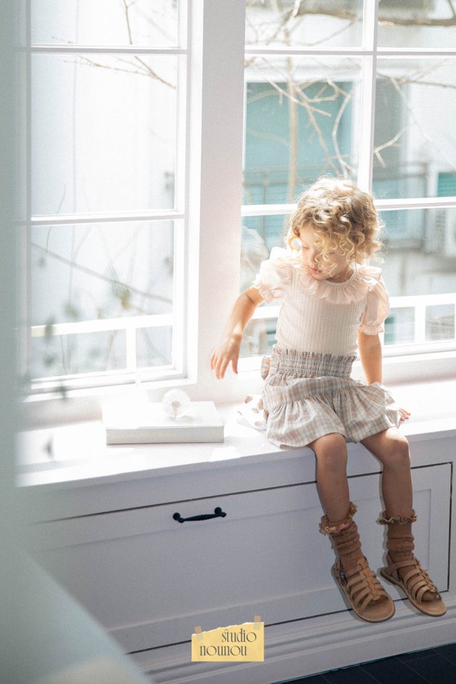 Nounou - Korean Children Fashion - #kidzfashiontrend - Flower Ribbon Skirt - 3