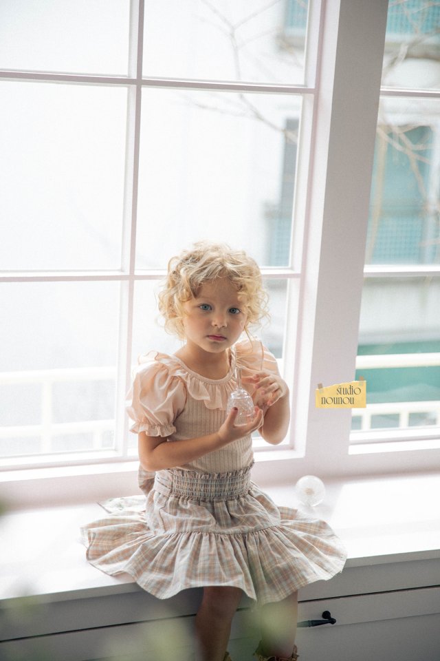 Nounou - Korean Children Fashion - #minifashionista - Flower Ribbon Skirt - 7