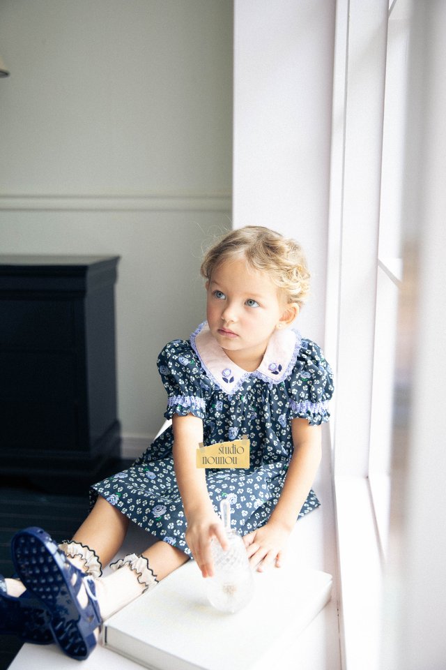 Nounou - Korean Children Fashion - #minifashionista - Rose One-piece - 5