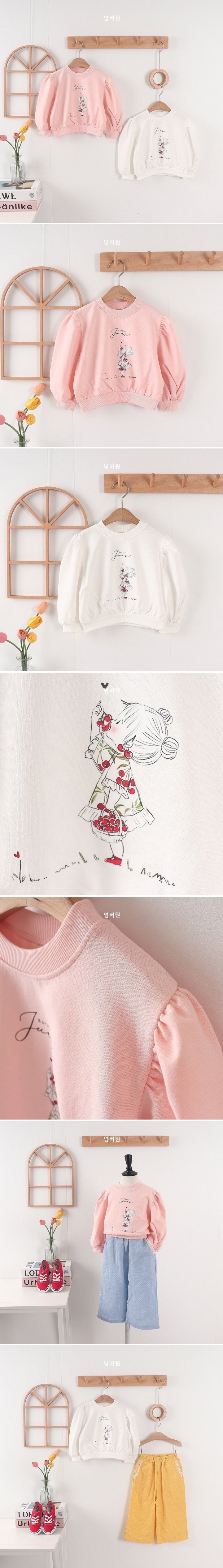 Numberone - Korean Children Fashion - #childofig - Cherry Girl Sweatshirts
