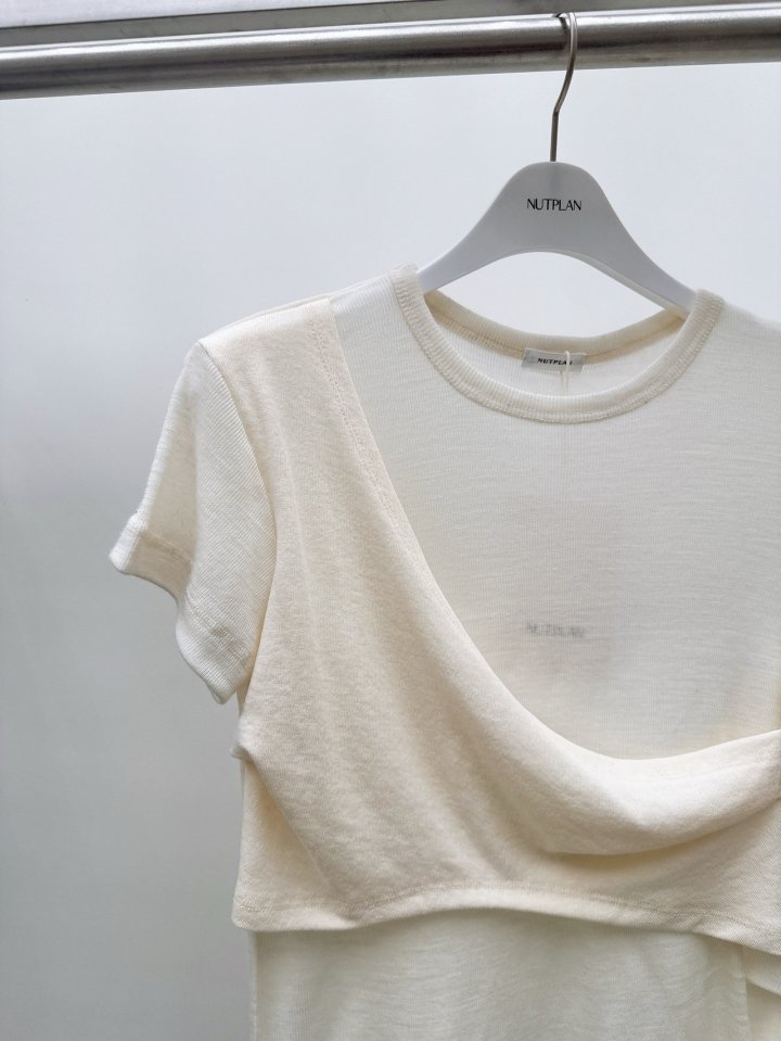Nutplan - Korean Women Fashion - #momslook - Wolly Tee