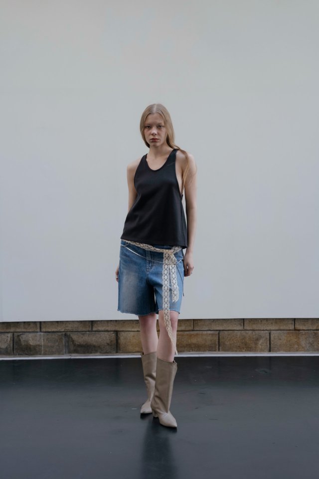 Nutplan - Korean Women Fashion - #womensfashion - Domingo Denim Short Pants - 5