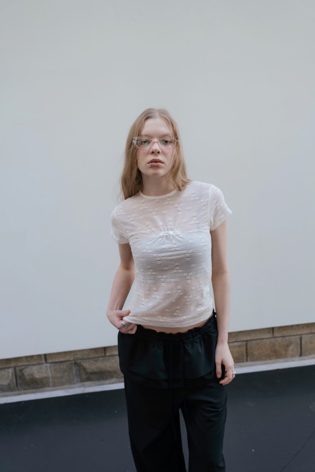 Nutplan - Korean Women Fashion - #womensfashion - Shirring Tee - 2