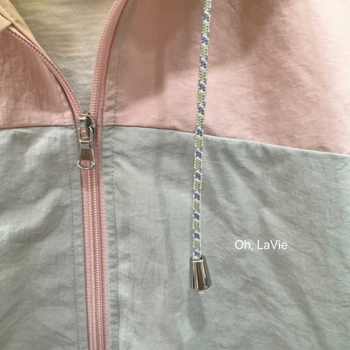 Oh lavie - Korean Children Fashion - #childrensboutique - Windbreaker Pink Set - 7