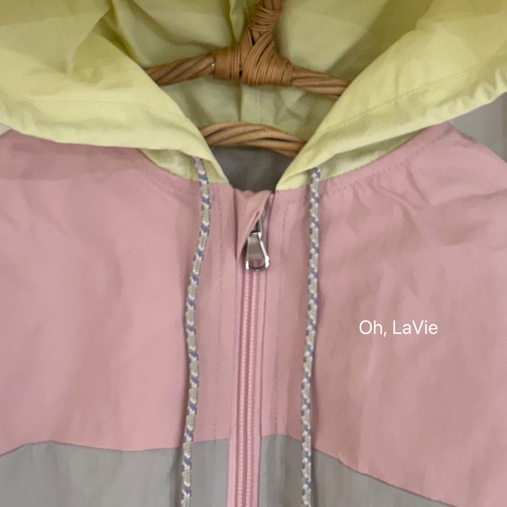 Oh lavie - Korean Children Fashion - #kidsshorts - Windbreaker Pink Set - 11