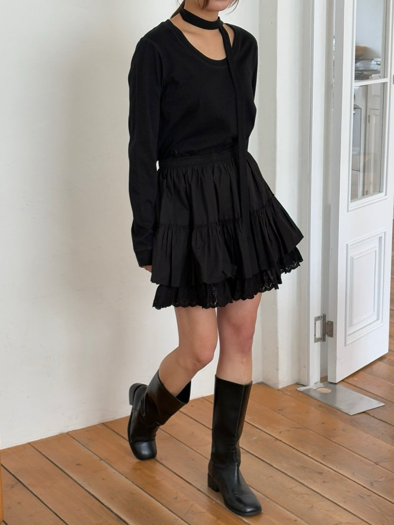 Ohao - Korean Women Fashion - #momslook - Athens Skirt - 2