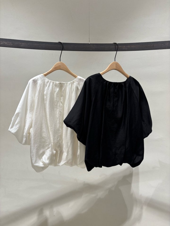 Ohao - Korean Women Fashion - #momslook - New Puff Blouse - 3