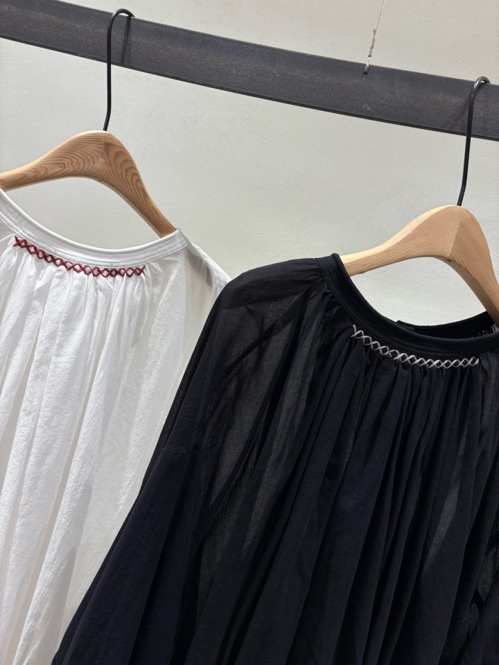 Ohao - Korean Women Fashion - #momslook - Earth Blouse - 5