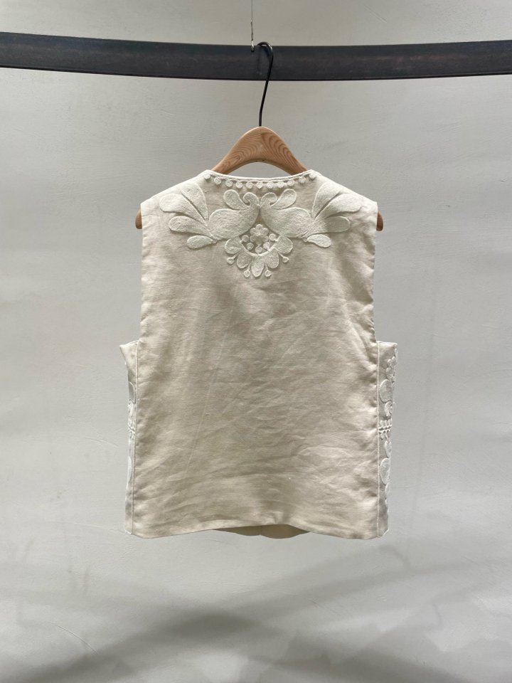 Ohao - Korean Women Fashion - #womensfashion - Helen Linen Vest - 4