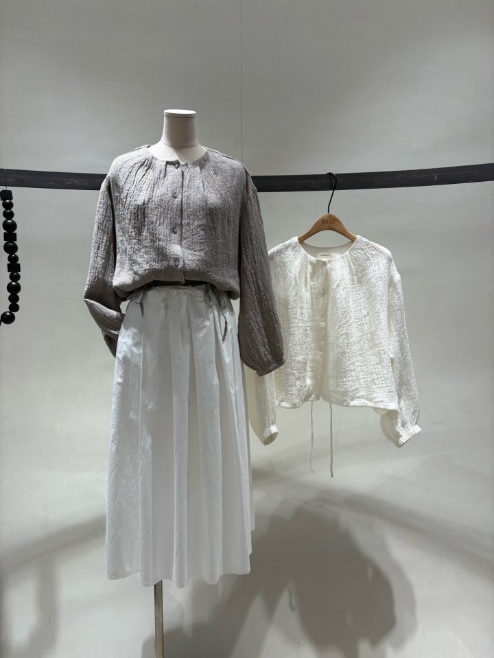 Ohao - Korean Women Fashion - #thatsdarling - Almond Blouse - 6