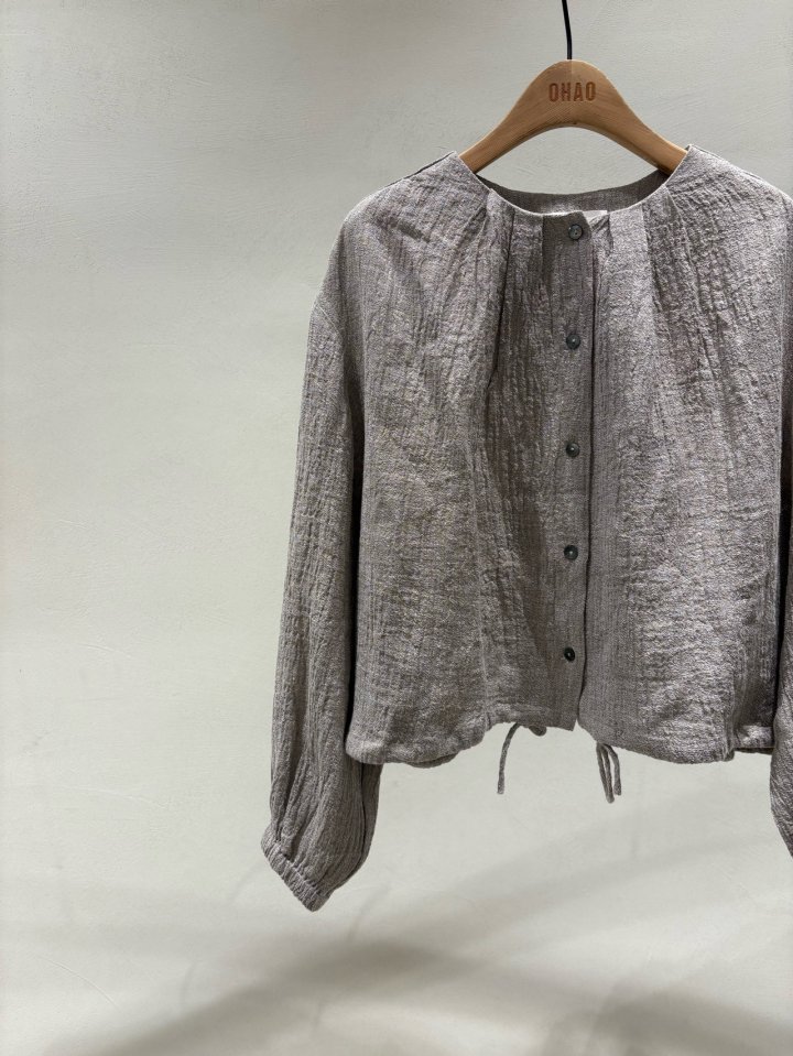 Ohao - Korean Women Fashion - #vintagekidsstyle - Almond Blouse