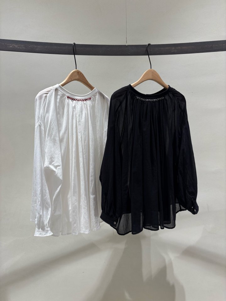 Ohao - Korean Women Fashion - #momslook - Earth Blouse - 4
